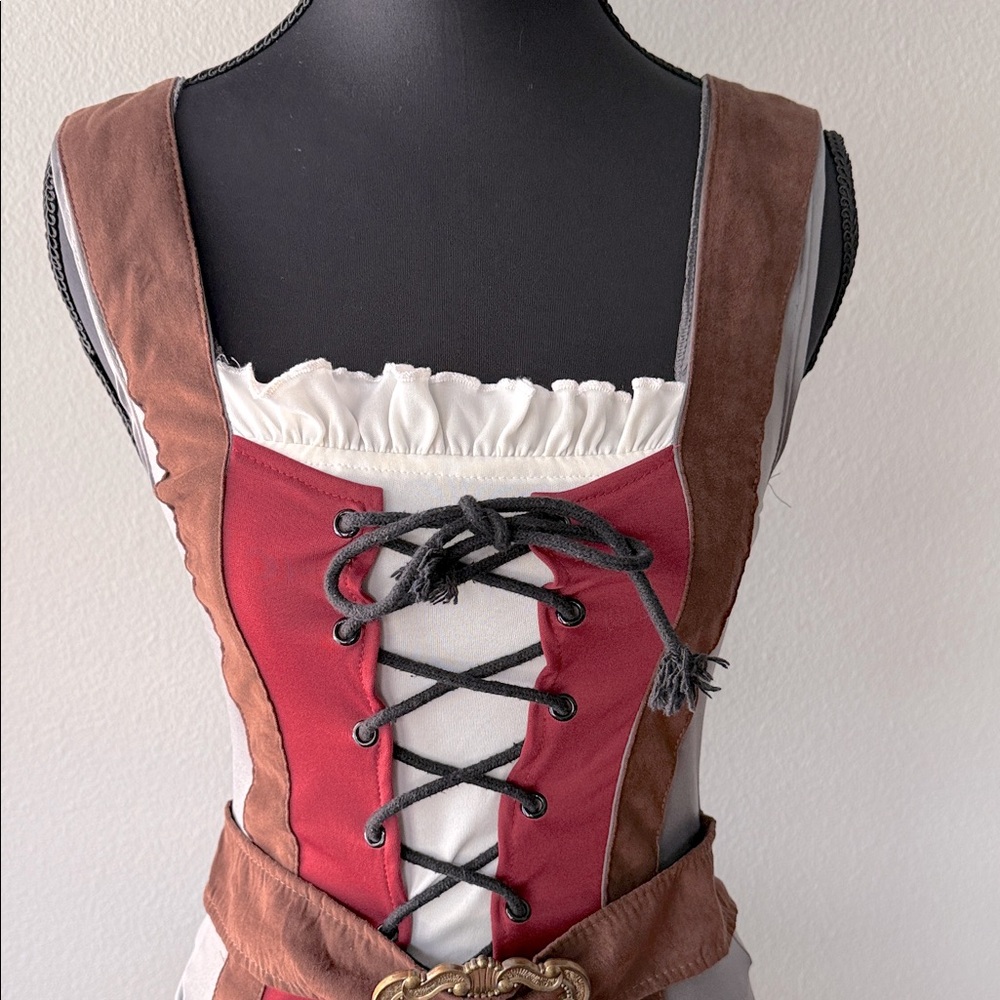 Women’s Pirate Costume - With hat - Picture 4 of 12